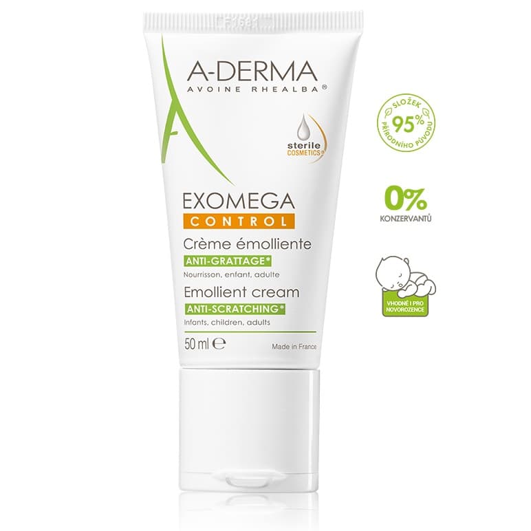 A-DERMA Exomega CONTROL Emolienční krém 50ml
