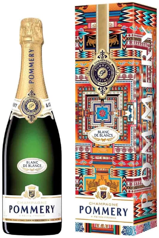 Champagne Pommery Apanage Brut Blanc De Blancs, Gift box, limitovaná edice