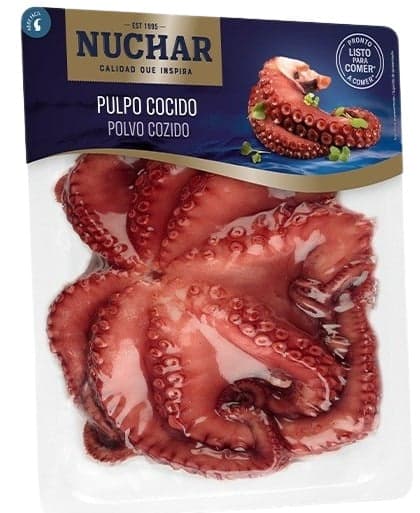 Nuchar Cooked octopus whole