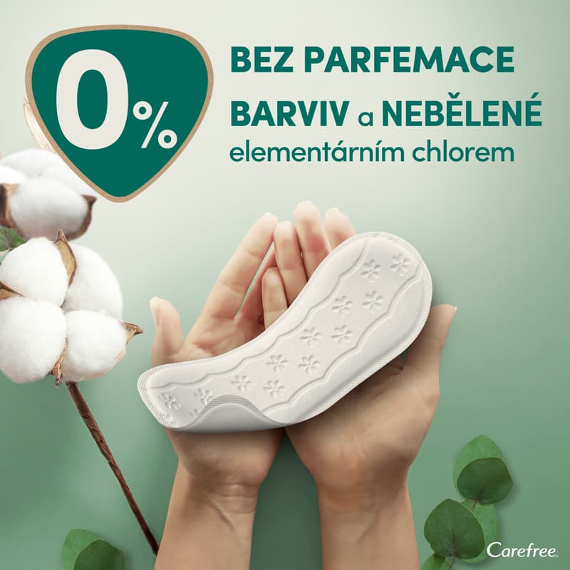 Carefree Organic Cotton Long pads