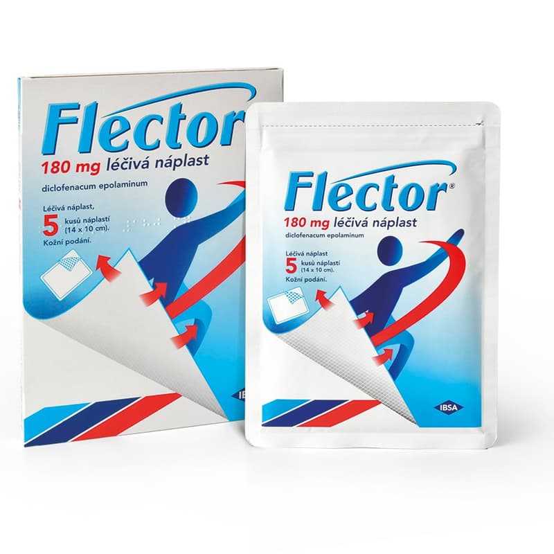 FLECTOR 180MG Léčivá náplast 5