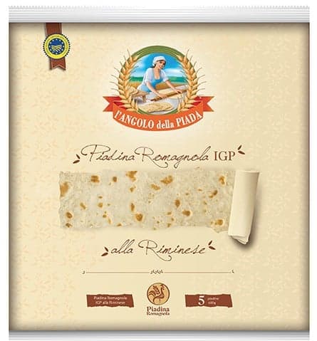 Angolo della Piada Piadina Romagnola Igp alla Riminese wheat pancakes