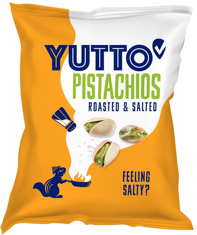Yutto California roasted and salted pistachios 