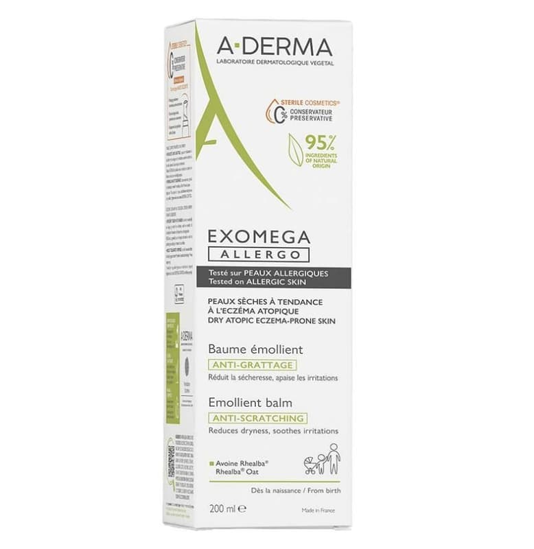 A-DERMA Exomega ALLERGO Emolienční balzám 200ml