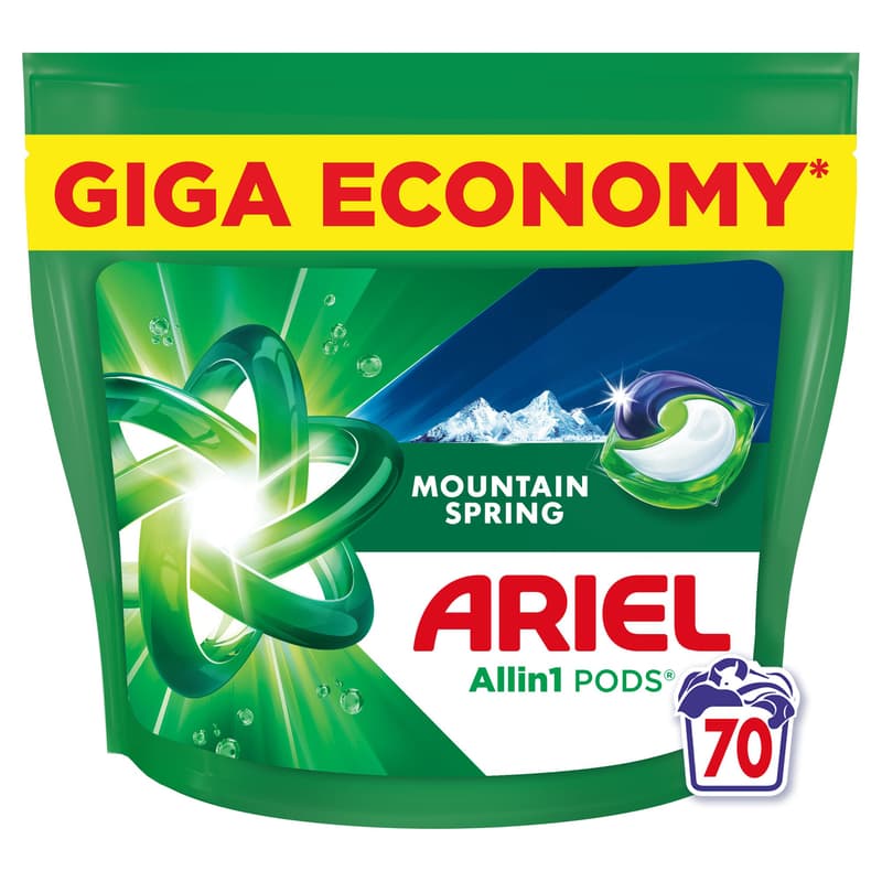 Ariel Mountain Spring Allin1 washing capsules
