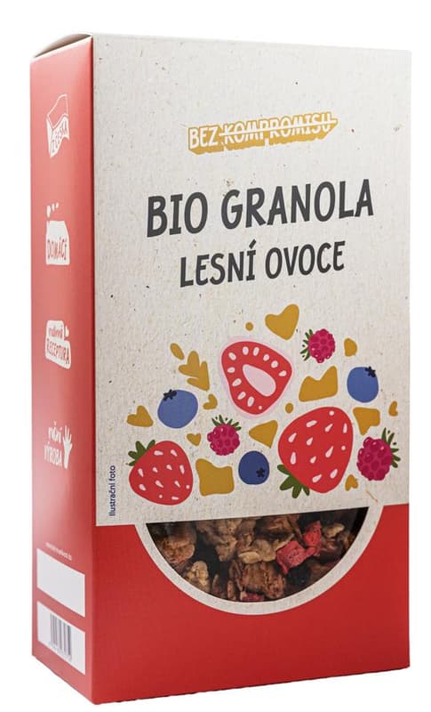 Rohlik.cz BIO Granola lesní ovoce