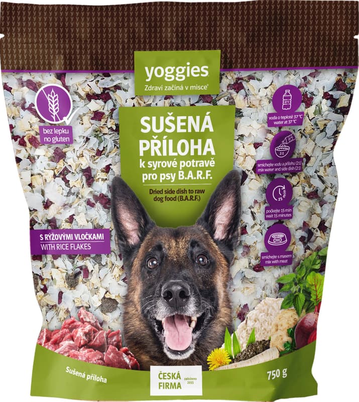 Yoggies BARF Dried side dish with rice flakes