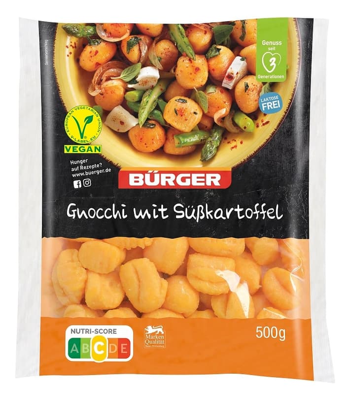 Bürger Sweet potato gnocchi
