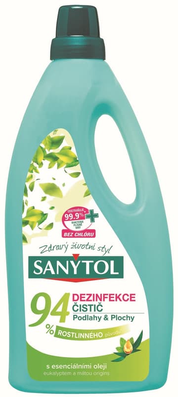Sanytol Dezinfekční čistič podlah s 94 % rostlinného původu