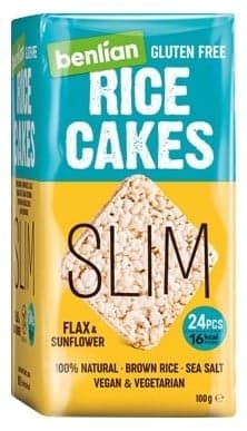 Benlian Rýžový chlebíček slim lněné semínko a slunečnice bez lepku