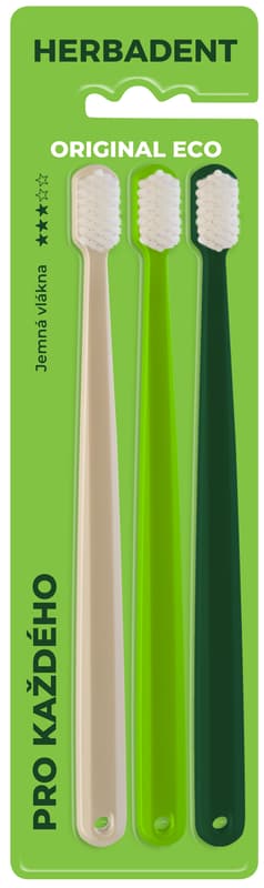 Herbadent Original EKO Toothbrush with soft fibers
