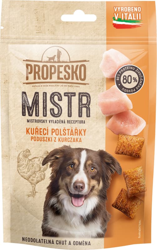 Propesko Mistr Dog snack chicken pillows