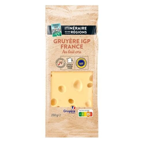 IDS Gruyere PGI french cheese
