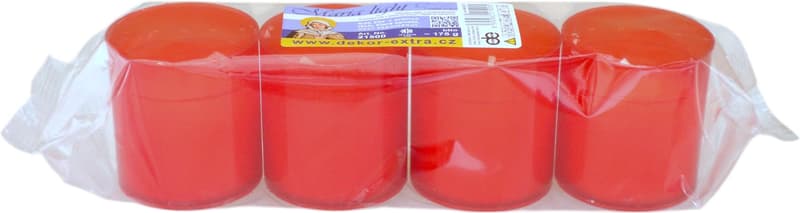 Admit Cemetery candles in a cup