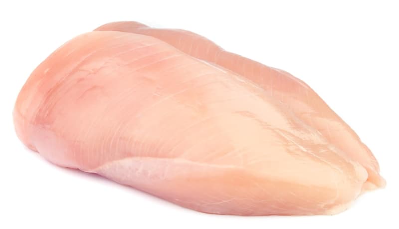 Chicken breast with bone without skin  (supplier Vodňanská drůbež)