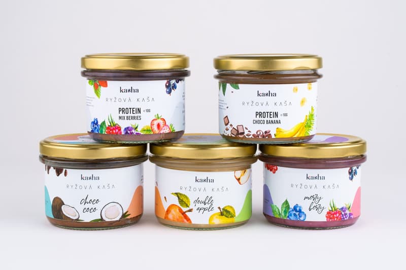 Kasha Protein rýžová kaše s čokoládou a banánem