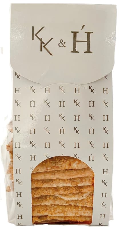 Celozrnné sušenky focaccia s maldonskou solí