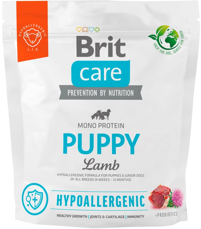 Brit Care Hypoallergenic Monoprotein Lamb for puppies