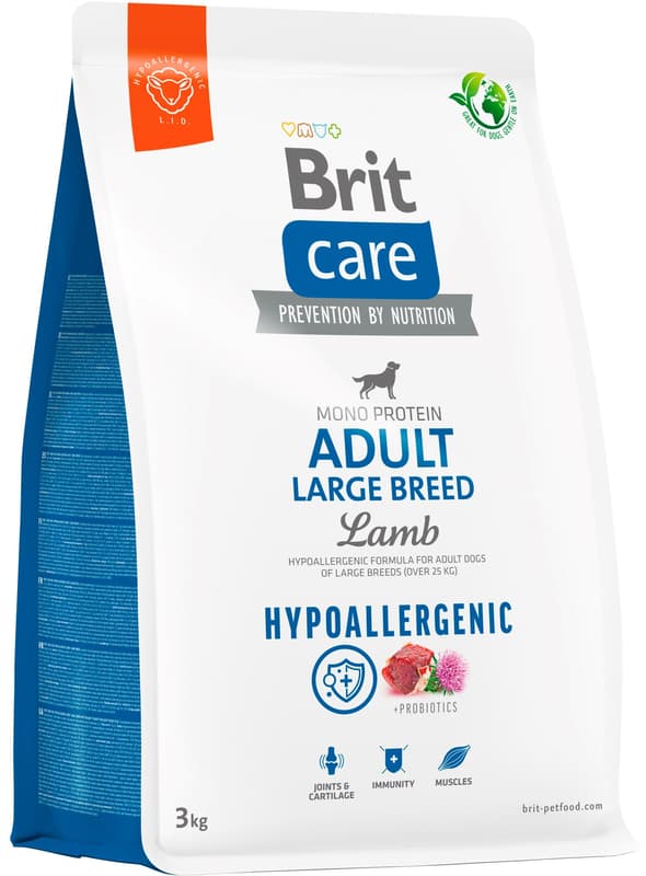 Brit Care Hypoallergenic Monoprotein Adult Large Breed Lamb for dogs
