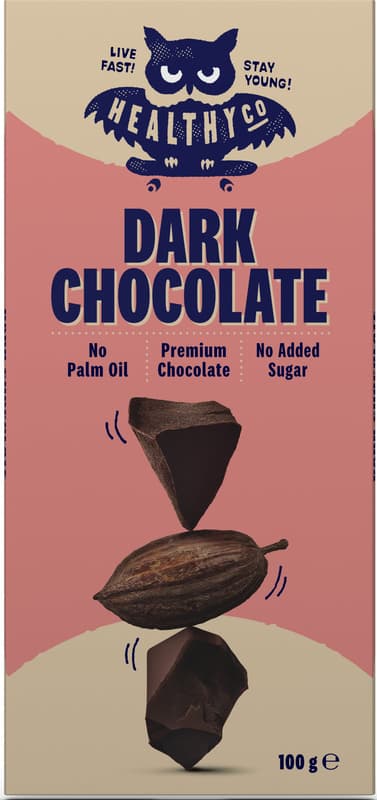 HealthyCo Čokoláda hořká