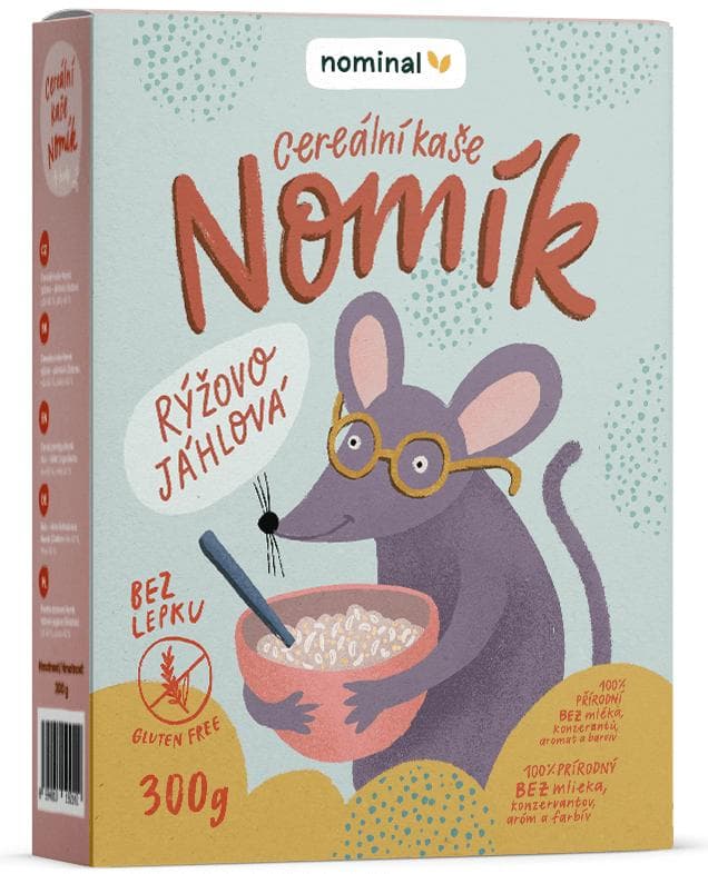NOMINAL Bezlepková cereální kaše Nomina Nomík