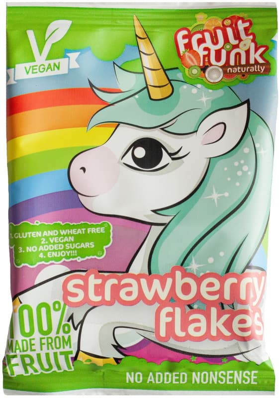 Fruitfunk Happybag strawbery flakes Unicorn