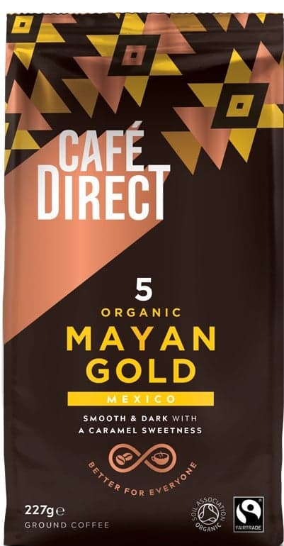 Cafédirect BIO Mayan Gold Mexiko SCA 82 mletá káva