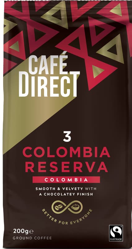 Cafédirect Colombia Reserva SCA 82 mletá káva