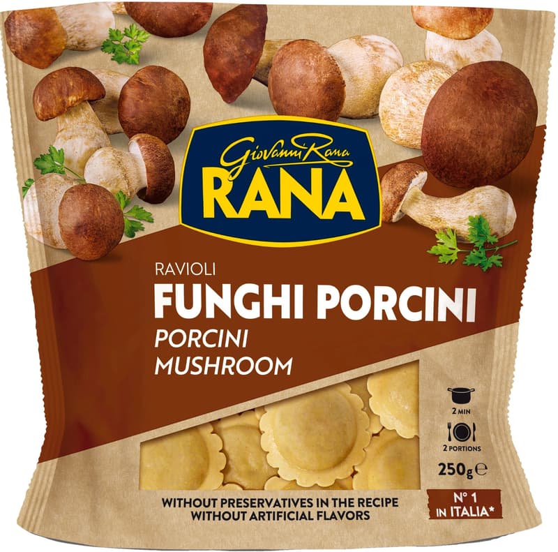 Rana Ravioli s hříbky a ricottou