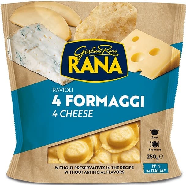 Rana Ravioli s 4 druhy sýrů