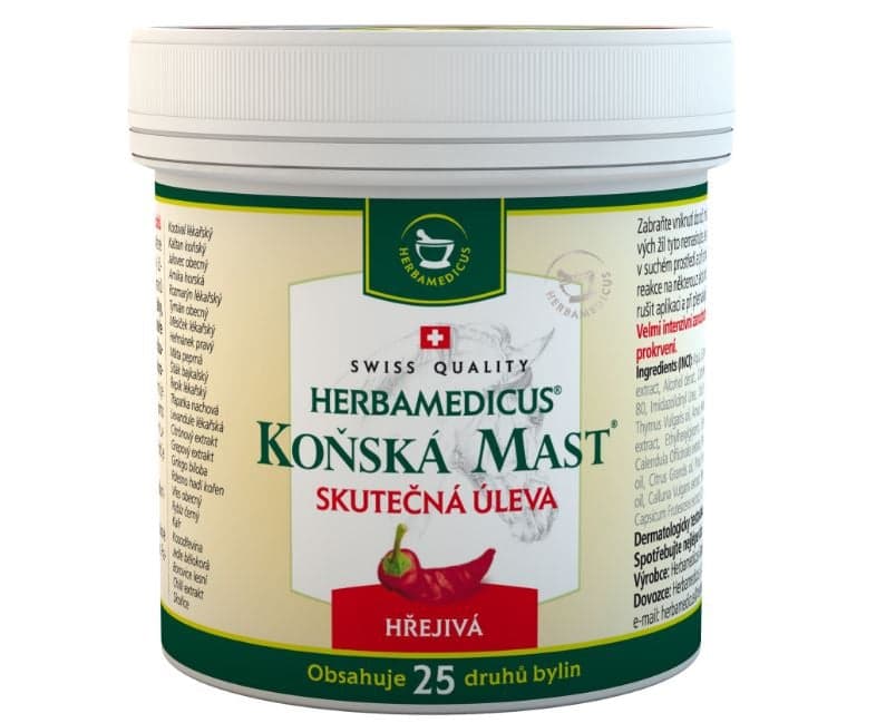 Herbamedicus Koňská mast hřejivá 250ml