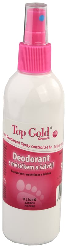 TOP GOLD Deo.s měsíčkem+šalvějí+Tea Tree Oil 150g