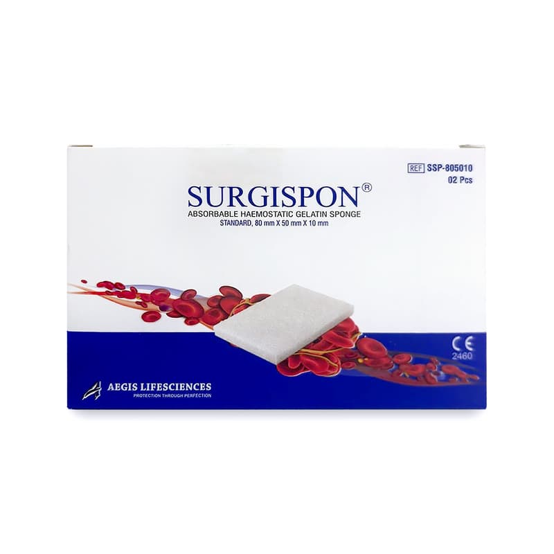 Surgispon Standard 8x5x1cm 2pcs