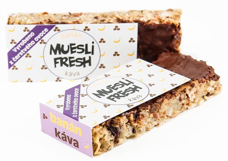 Muesli Fresh bar banana-coffee (1 piece)