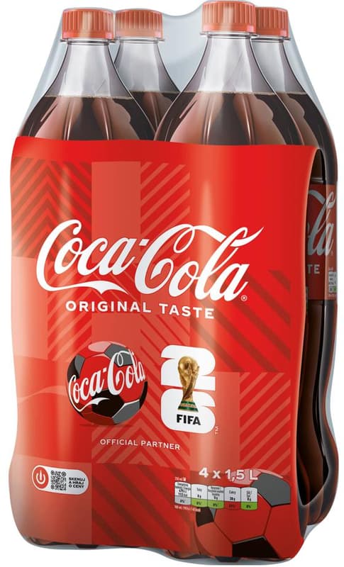 Coca-Cola multipack (4×1,5 l)