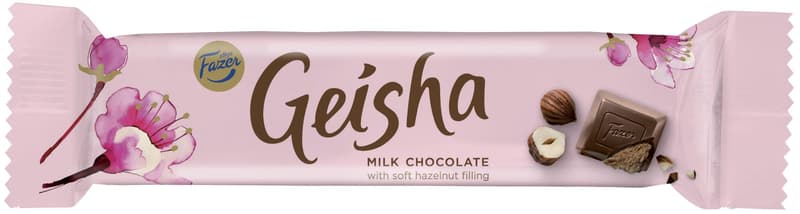 Geisha Milk Chocolate with soft hazelnut flavoured filling