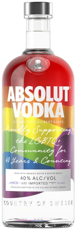 Absolut Rainbow 40% obj.