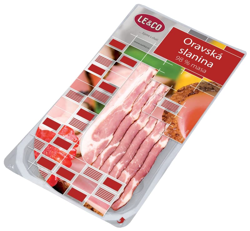 LE&CO Orava bacon with meat 98 %