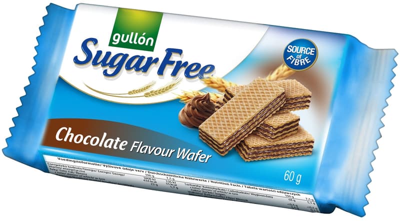 Gullón Choco wafer oplatky plněné čokoládovým krémem, bez cukru