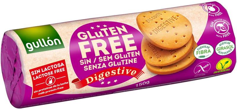 Gullón Digestive biscuits, gluten free