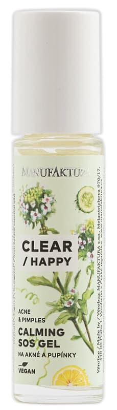 Manufaktura SOS gel na akné a pupínky Clear & Happy