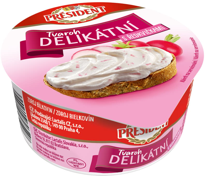 Président Delicate radish curd