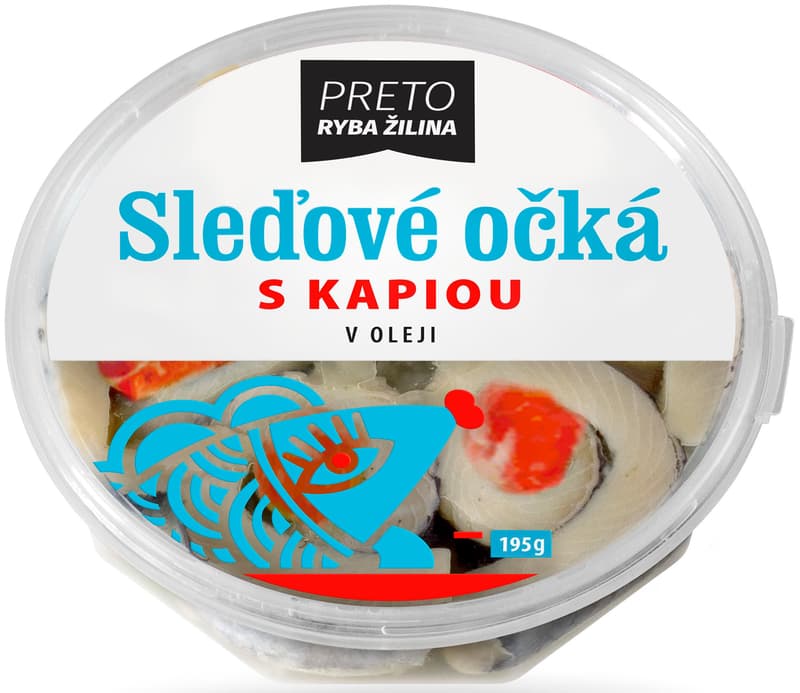 That's why Fish Žilina Herring eyes in oil with capsicum