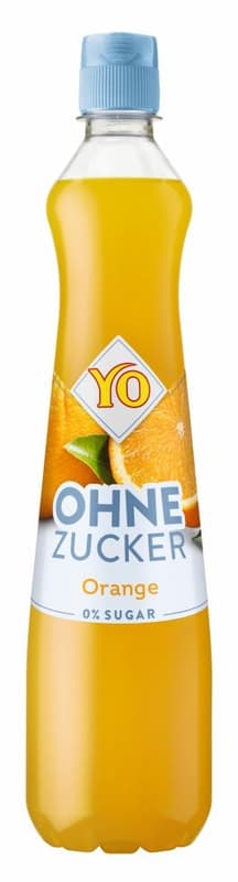 YO syrup without sugar orange PET