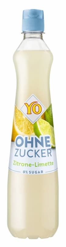 YO syrup without sugar lemon - lime PET