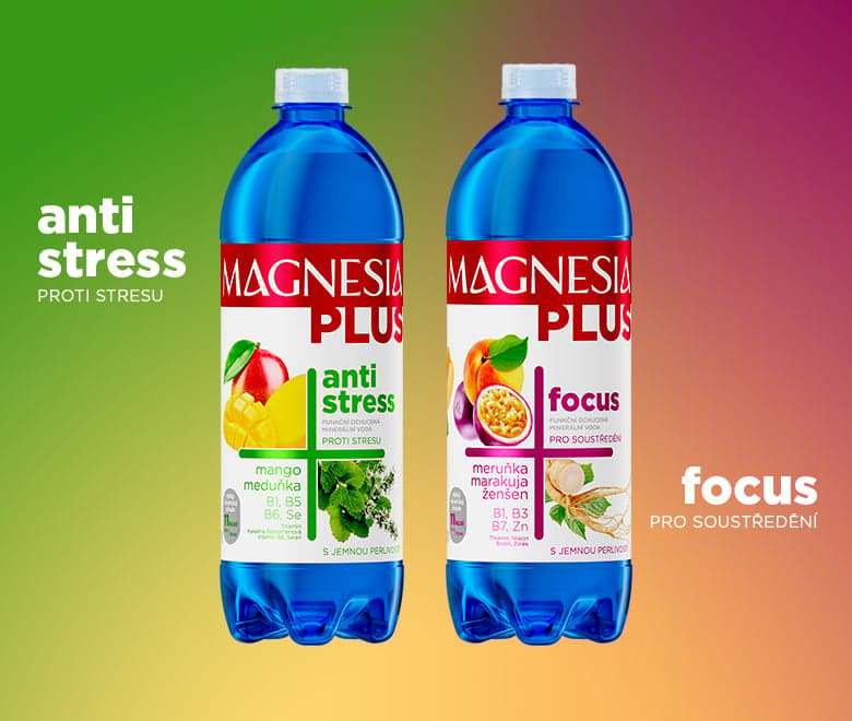Magnesia Plus Antistress mango a meduňka