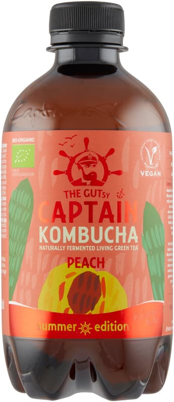 Captain Kombucha BIO Peach