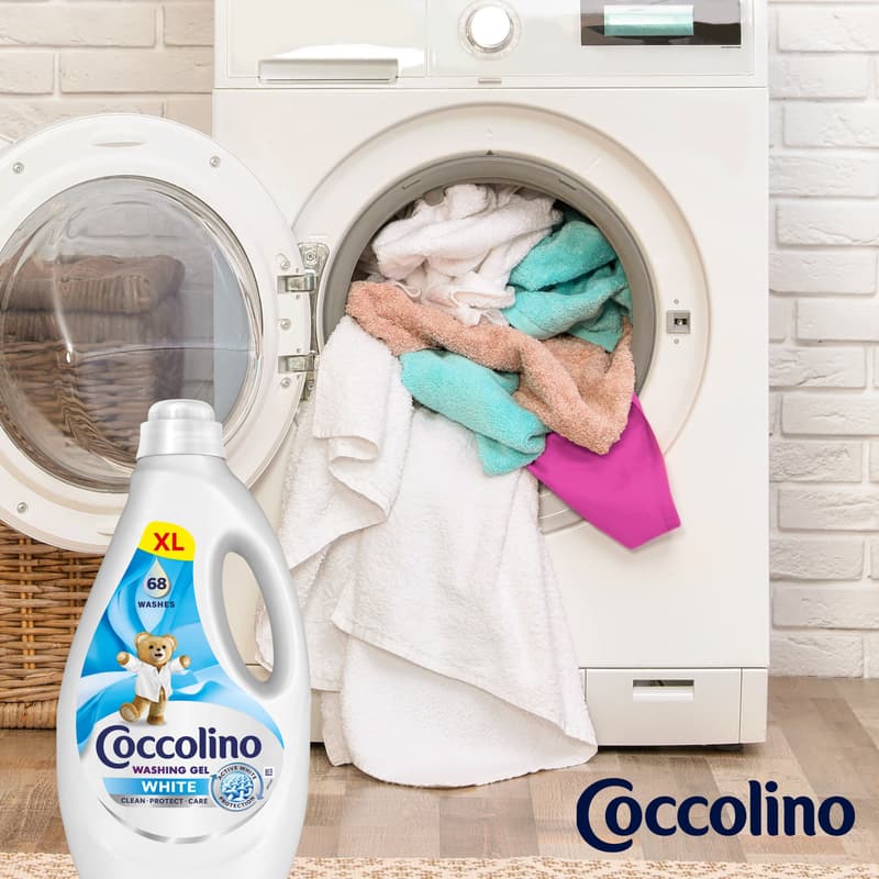 Coccolino Care White washing gel (2,72 l)