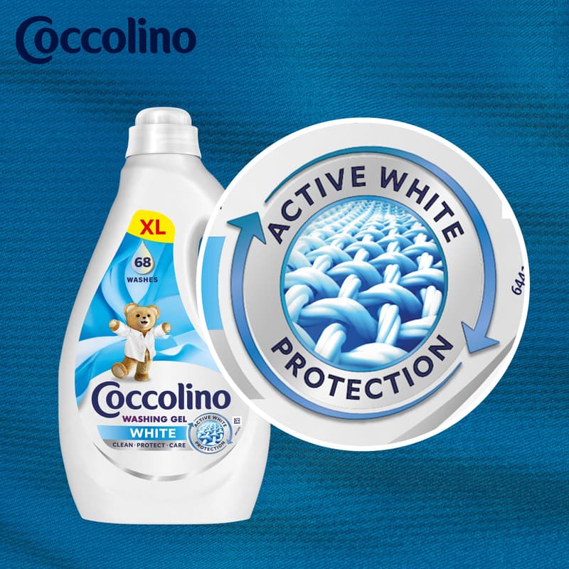 Coccolino Care White washing gel (2,72 l)