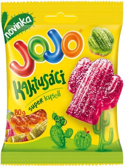 Jojo Kaktusáci mix of sour jelly candies with and without filling